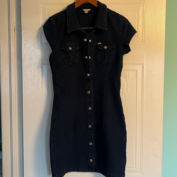 Sexy Bodycon Denim Dress 👗 - Picture 5 of 9